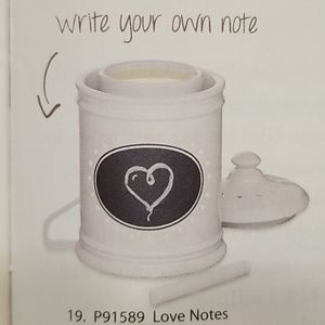 PartyLite Love Notes ScentGlow Warmer